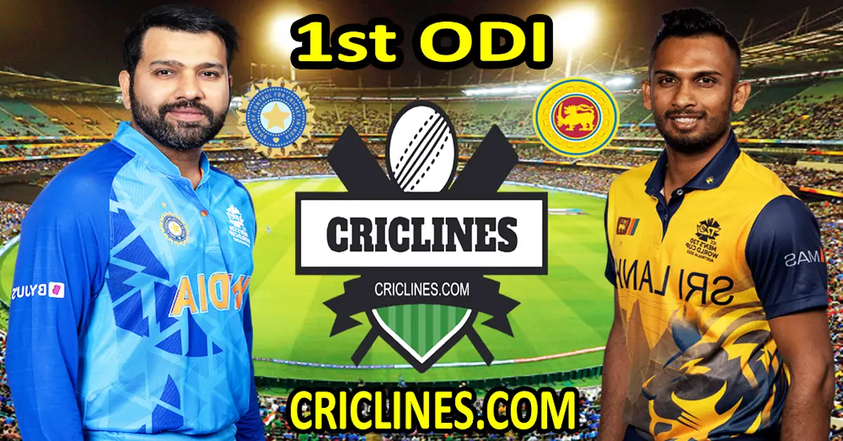 Today Match Prediction-India vs Sri Lanka-Dream11-1st ODI-2023-Who Will Win