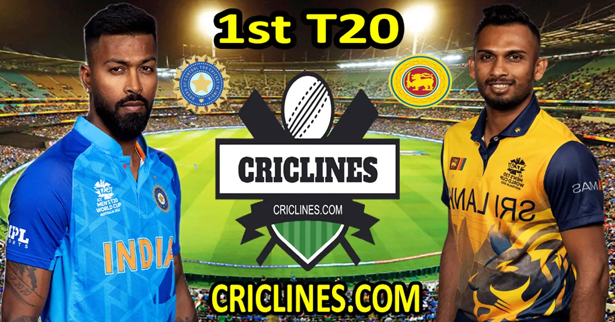 Today Match Prediction-India vs Sri Lanka-Dream11-1st T20-2023-Who Will Win