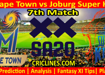 Today Match Prediction-MICT vs JSK-SA20 T20 2023-Dream11-7th Match-Who Will Win