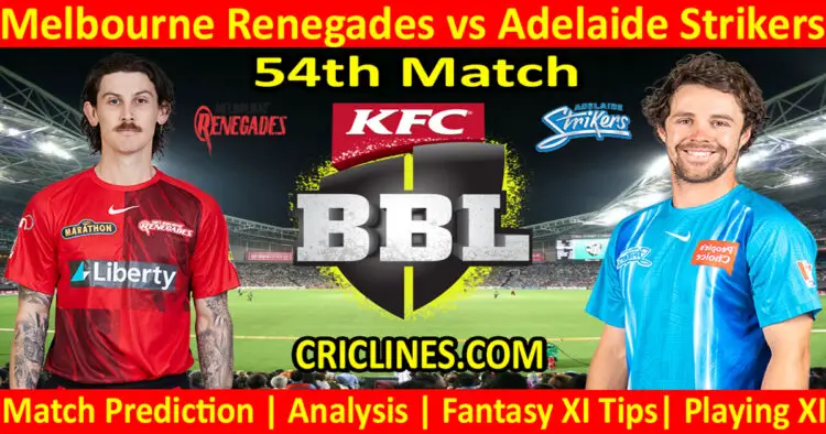 Today Match Prediction-MLR vs ADS-Dream11-BBL T20 2022-23-54th Match-Who Will Win