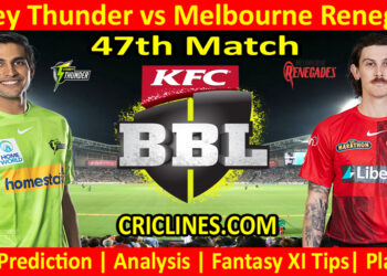 Today Match Prediction-SYT vs MLR-Dream11-BBL T20 2022-23-47th Match-Who Will Win