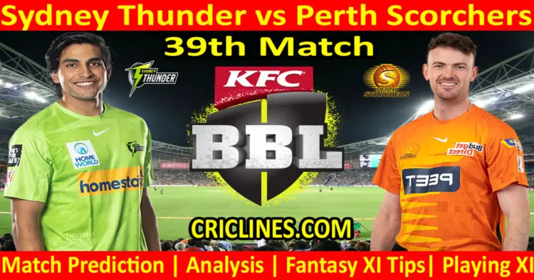 Today Match Prediction-SYT vs PRS-Dream11-BBL T20 2022-23-39th Match-Who Will Win