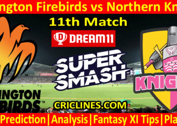 Today Match Prediction-WF vs NK-Dream11-Super Smash T20 2022-23-11th Match-Who Will Win
