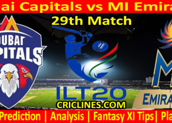 Today Match Prediction-DC vs MIE-IL T20 2023-29th Match-Who Will Win