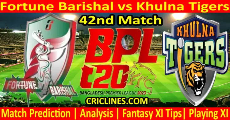 Today Match Prediction-FB vs KT-Dream11-BPL T20-2023-42nd Match-Who Will Win