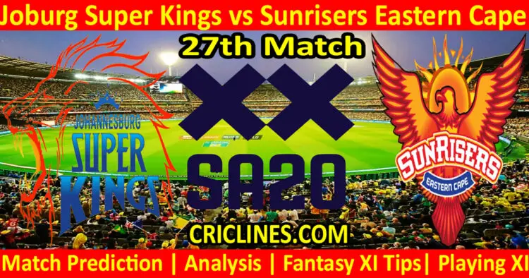 Today Match Prediction-JSK vs SEC-SA20 T20 2023-Dream11-27th Match-Who Will Win
