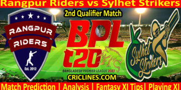 Today Match Prediction-RGR vs SYL-Dream11-BPL T20-2023-2nd Qualifier Match-Who Will Win