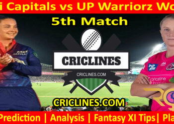 Today Match Prediction-DCW vs UPW-WPL T20 2023-5th Match-Dream11-Who Will Win