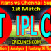 Today Match Prediction-GT vs CSK-IPL T20 2023-1st Match-Dream11-Who Will Win