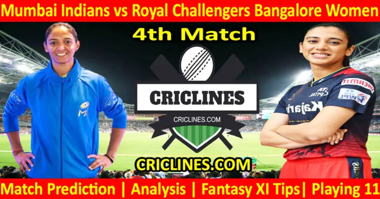 Today Match Prediction-MIW vs RCBW-WPL T20 2023-4th Match-Dream11-Who Will Win