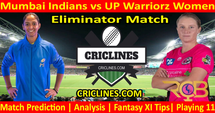 Today Match Prediction-MIW vs UPW-WPL T20 2023-Eliminator Match-Dream11-Who Will Win