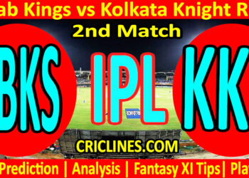 Today Match Prediction-PBKS vs KKR-IPL T20 2023-2nd Match-Dream11-Who Will Win