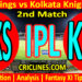 Today Match Prediction-PBKS vs KKR-IPL T20 2023-2nd Match-Dream11-Who Will Win