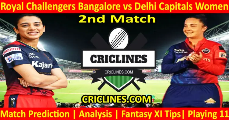 Today Match Prediction-RCBW vs DCW-WPL T20 2023-2nd Match-Dream11-Who Will Win
