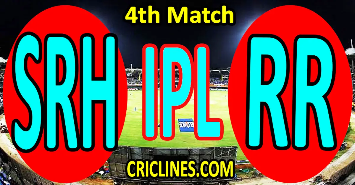 Today Match Prediction-Sunrisers Hyderabad vs Rajasthan Royals-IPL T20 2023-4th Match-Dream11-Who Will Win
