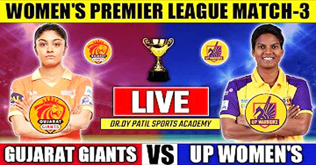 Today Match Prediction-UP Warriorz vs Gujarat Giants Women-WPL T20 2023-3rd Match-Dream11-Who Will Win