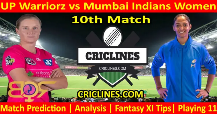 Today Match Prediction-UPW vs MIW-WPL T20 2023-10th Match-Dream11-Who Will Win