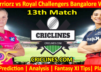 Today Match Prediction-UPW vs RCBW-WPL T20 2023-13th Match-Dream11-Who Will Win