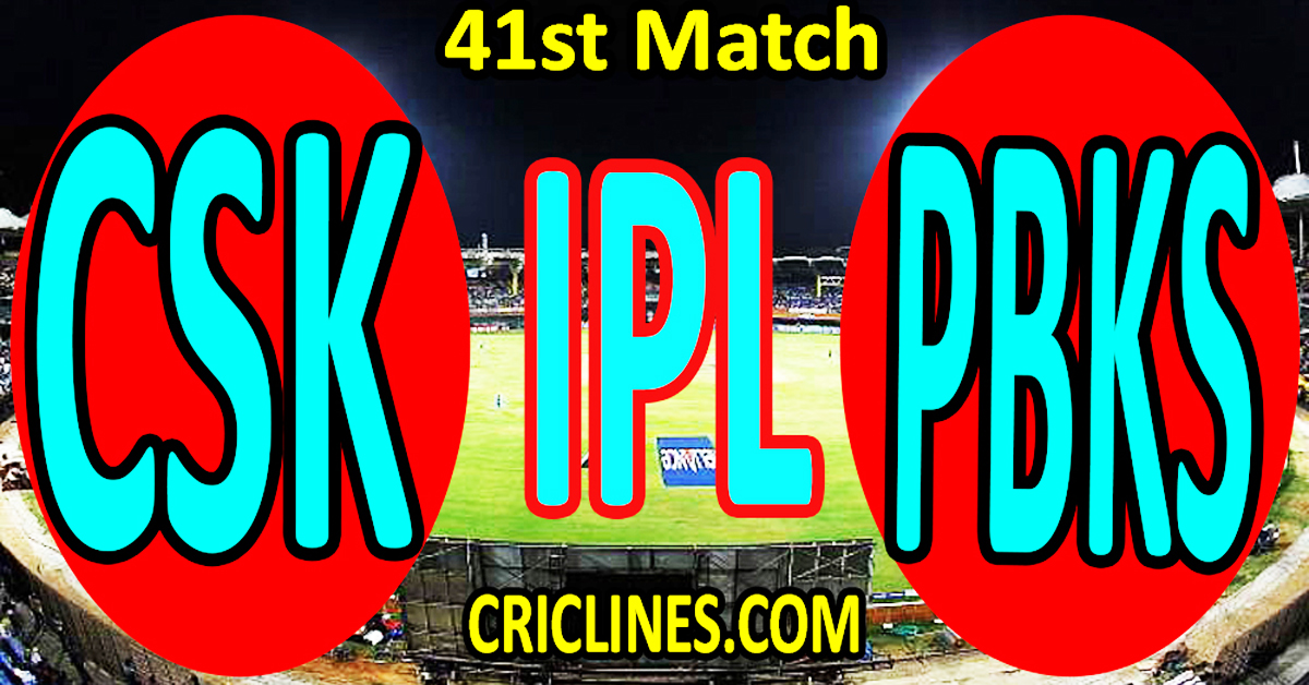 Today Match Prediction-Chennai Super Kings vs Punjab Kings-IPL Match Today 2023-41st Match-Venue Details-Dream11-Toss Update-Who Will Win