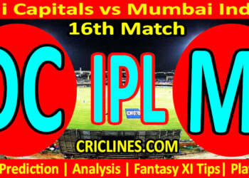 Today Match Prediction-DC vs MI-IPL T20 2023-16th Match-Dream11-Who Will Win