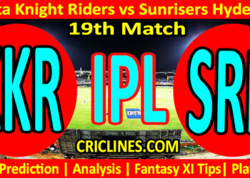 Today Match Prediction-KKR vs SRH-IPL T20 2023-19th Match-Dream11-Who Will Win