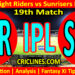 Today Match Prediction-KKR vs SRH-IPL T20 2023-19th Match-Dream11-Who Will Win