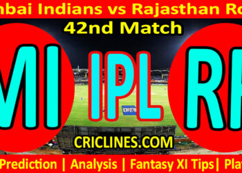 Today Match Prediction-MI vs RR-IPL Match Today 2023-42nd Match-Venue Details-Dream11-Toss Update-Who Will Win
