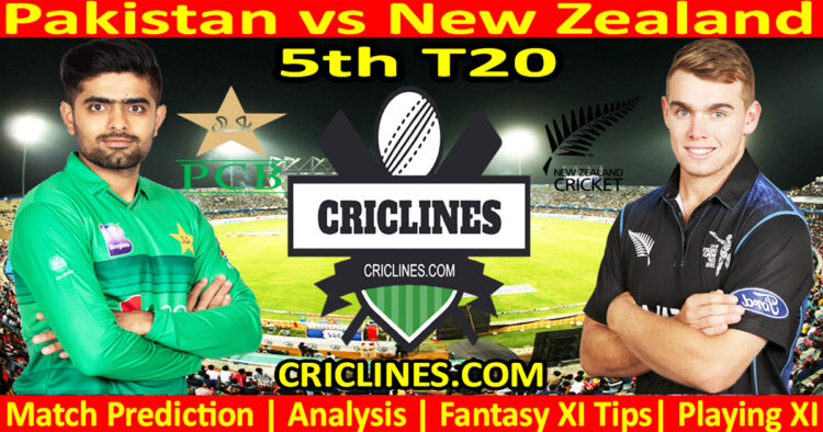 Today Match Prediction-PAK vs NZ-5th T20-2023-Dream11-Who Will Win