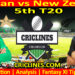 Today Match Prediction-PAK vs NZ-5th T20-2023-Dream11-Who Will Win