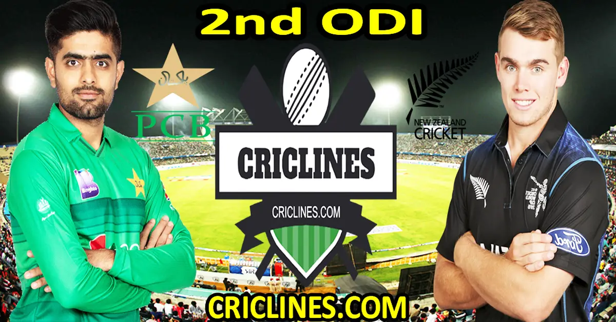 Today Match Prediction-Pakistan vs New Zealand-2nd ODI-2023-Dream11-Who Will Win