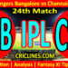 Today Match Prediction-RCB vs CSK-IPL T20 2023-24th Match-Dream11-Who Will Win
