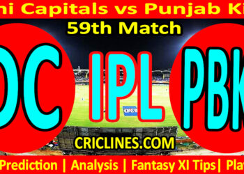 Today Match Prediction-DC vs PBKS-IPL Match Today 2023-59th Match-Venue Details-Dream11-Toss Update-Who Will Win