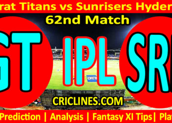 Today Match Prediction-GT vs SRH-IPL Match Today 2023-62nd Match-Venue Details-Dream11-Toss Update-Who Will Win