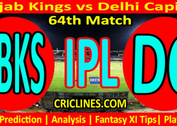 Today Match Prediction-PBKS vs DC-IPL Match Today 2023-64th Match-Venue Details-Dream11-Toss Update-Who Will Win