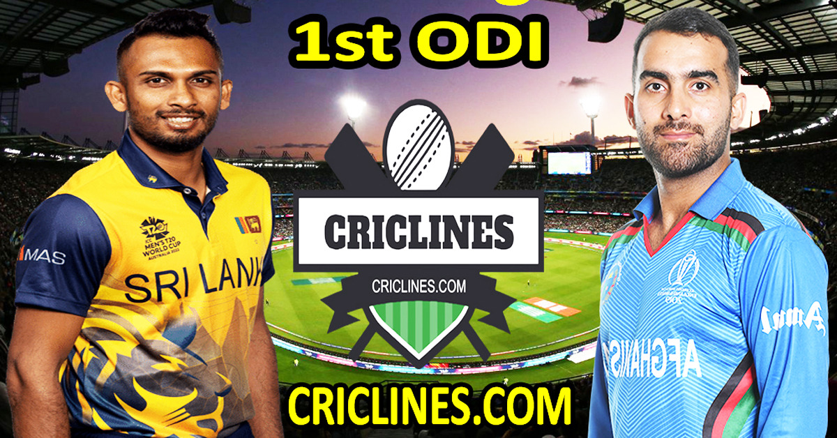 Today Match Prediction-Sri Lanka vs Afghanistan-Dream11-1st ODI-2023-Who Will Win