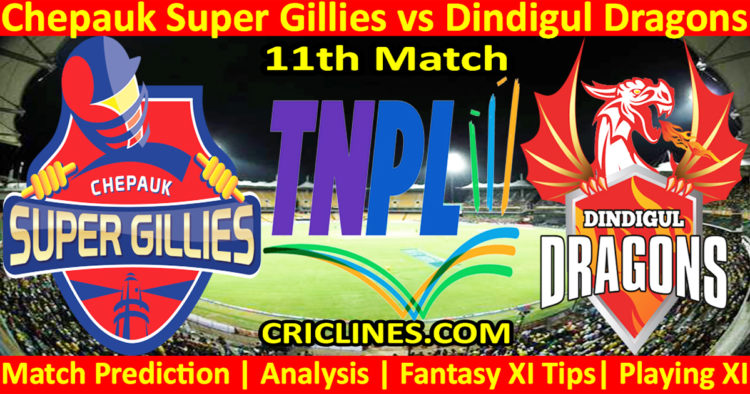 Today Match Prediction-CSG vs DID-TNPL T20 2023-11th Match-Who Will Win