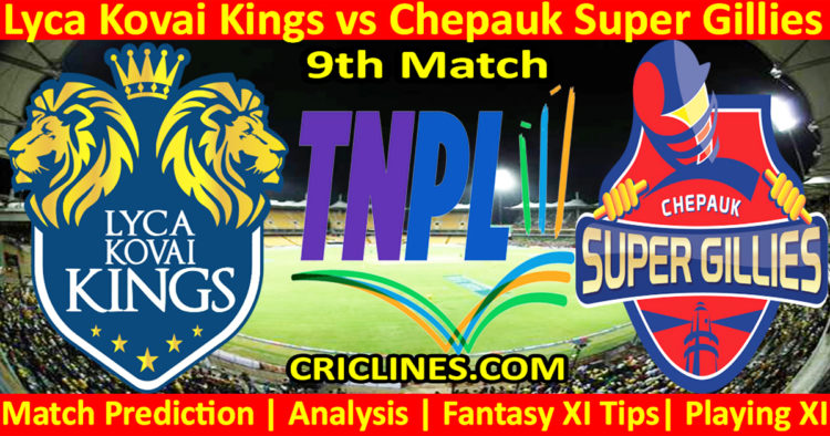 Today Match Prediction-LKK vs CSG-TNPL T20 2023-9th Match-Who Will Win