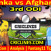 Today Match Prediction-SL vs AFG-Dream11-3rd ODI-2023-Who Will Win