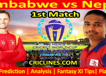 Today Match Prediction-ZIM vs NEP-ICC Cricket World Cup Qualifiers 2023-1st Match-Who Will Win