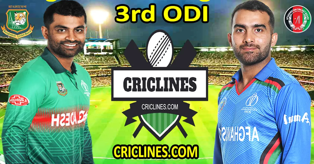 Today Match Prediction-Bangladesh vs Afghanistan-Dream11-3rd ODI Match-2023-Who Will Win