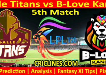 Today Match Prediction-GTS vs BLK-Dream11-LPL T20 2023-5th Match-Who Will Win