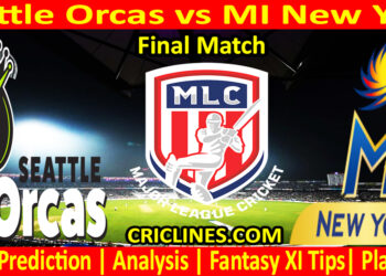 Today Match Prediction-SOR vs MINY-MLC T20 2023-Final Match-Who Will Win