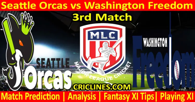 Today Match Prediction-SOR vs WAF-MLC T20 2023-3rd Match-Who Will Win