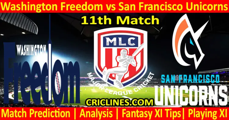 Today Match Prediction-WAF vs SFU-MLC T20 2023-11th Match-Who Will Win