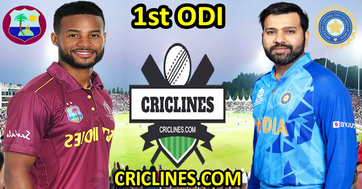 Today Match Prediction-West Indies vs India-Dream11-3rd ODI 2023-Who Will Win
