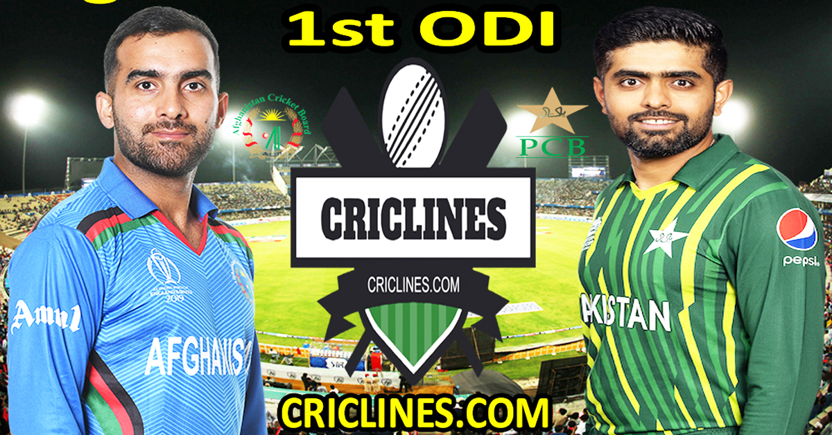 Today Match Prediction-Afghanistan vs Pakistan-1st ODI-2023-Dream11-Who Will Win