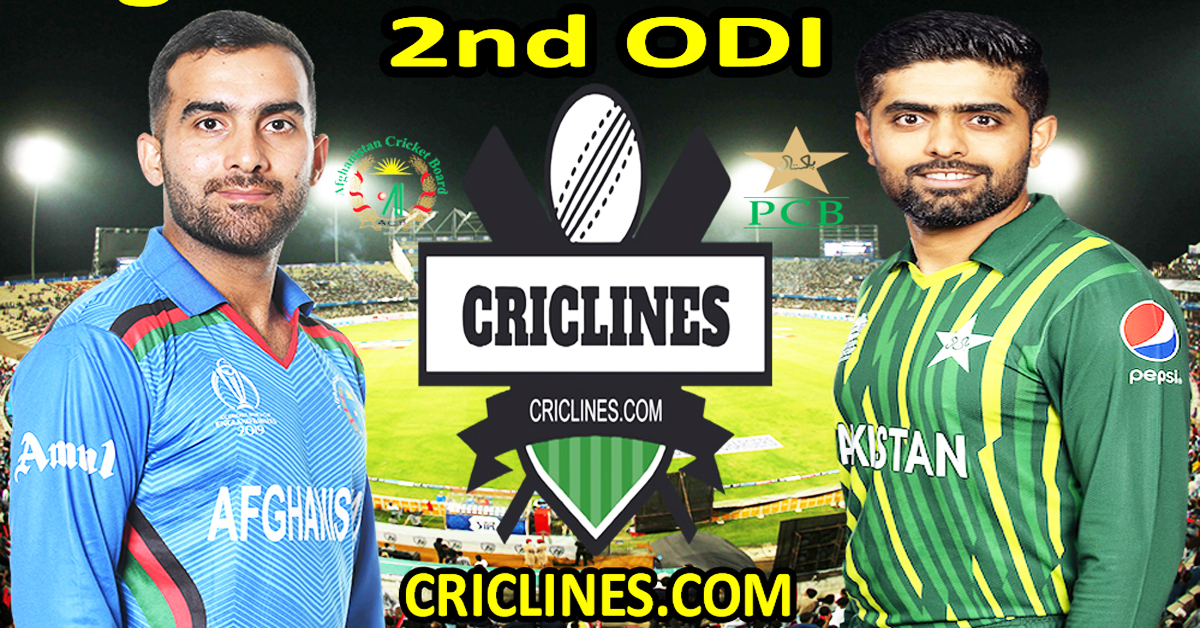 Today Match Prediction-Afghanistan vs Pakistan-2nd ODI-2023-Dream11-Who Will Win