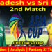 Today Match Prediction-BAN vs SL-Asia Cup 2023-2nd Match-Who Will Win
