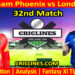 Today Match Prediction-BPX vs LNS-The Hundred League-2023-32nd Match-Who Will Win