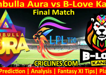 Today Match Prediction-DBA vs BLK-Dream11-LPL T20 2023-Final Match-Who Will Win